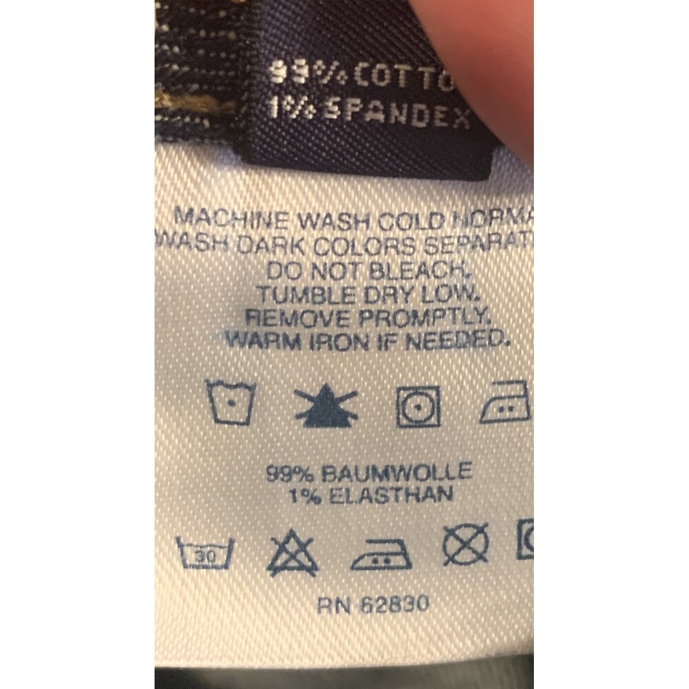 Lands End Denim Women’s Long Shorts Size 18 - Picture 6 of 6